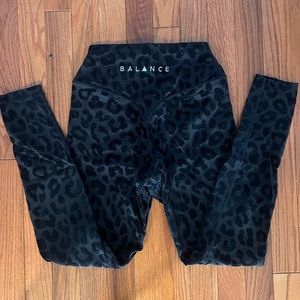 Balance Athletica Lux Leggings (panther print)